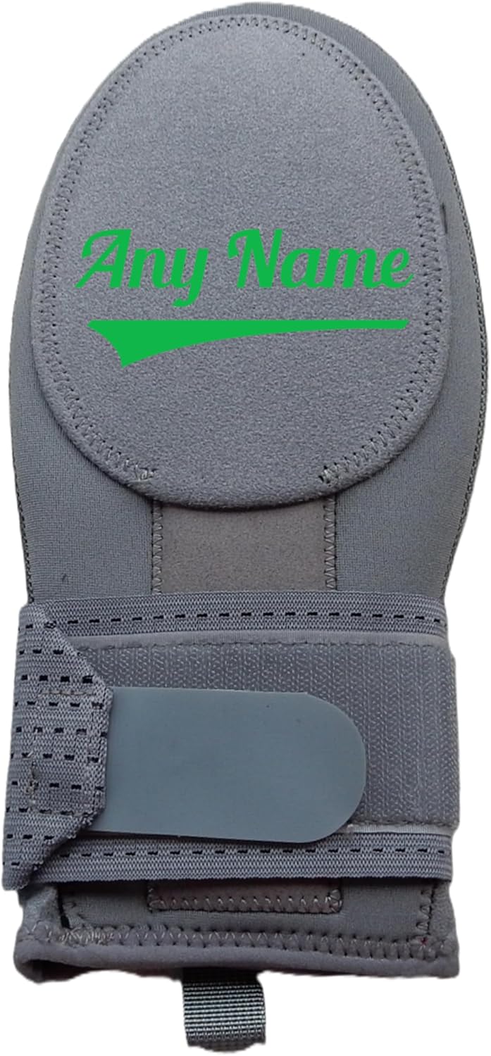 Sliding Mitt Glove with Custom Name Baseball Softball. Baserunner Protection Glove, 17 Font Color Choices and 2 Sizes