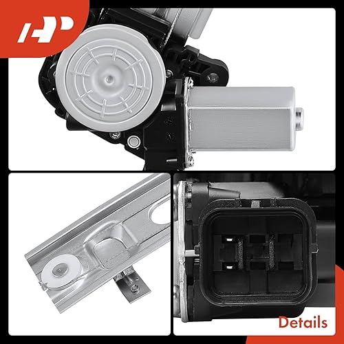 Miniatura 8 de A-Premium Elevalunas eléctrico con motor compatible con Honda Civic 2006-2011 Coupe, lado del pasajero delantero derecho