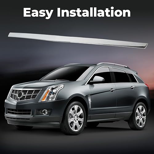 Miniatura 6 de KARPAL Moldura de capó cromada compatible con SRX 22774203 GM1235120 2010-2016