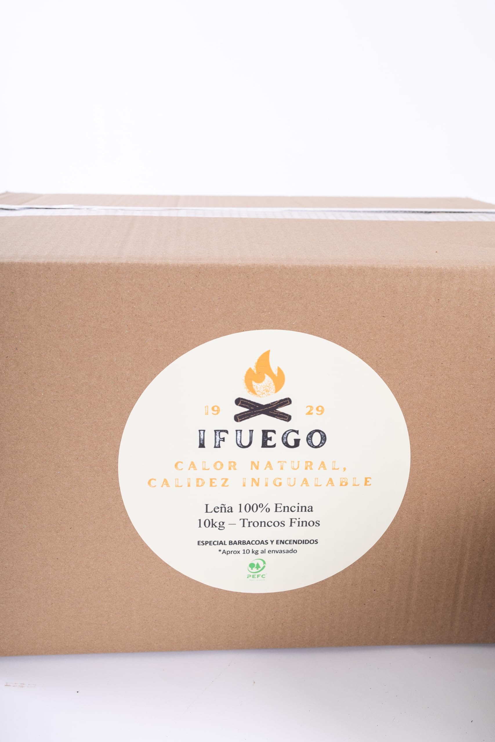 Leña para Barbacoas 100% Encina de Fácil Encendido (10kg)