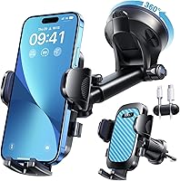 Vista 12 de YRU Verdadero soporte de teléfono de automóvil de grado militar [succión de rotación de 360°] 2026 Ultimate Car Phone Mount 【90 libras más seguro