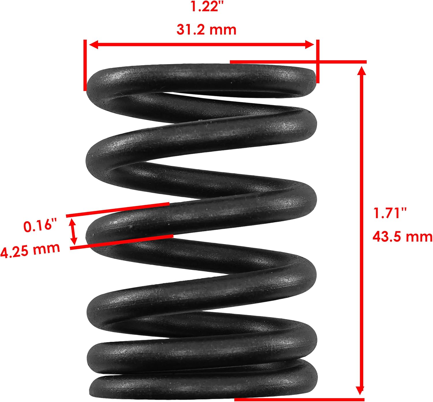 Caltric Cylinder Head Intake Exhaust Valve Kit Compatible with Yamaha Kodiak 450 YFM450 2003-2006 2018 2019 2020