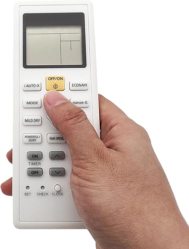 Miniatura 7 de Reemplazo compatible con aire acondicionado Panasonic AC universal remoto para A75C00350 A75C16270 A75C03420 A75C00370 A75C00510 (solo pantalla en