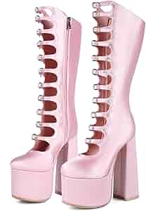 Amazon.com: JO FU KEI Kawaii Sweet Lolita Chunky Platform