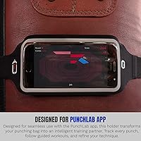 Vista 4 de Heavy Bag Phone Holder Strap – Punch Tracking Accessory for Boxing & Fitness, Fits Hanging & Standing Bags, Tracks Punch Power, Count & Progress