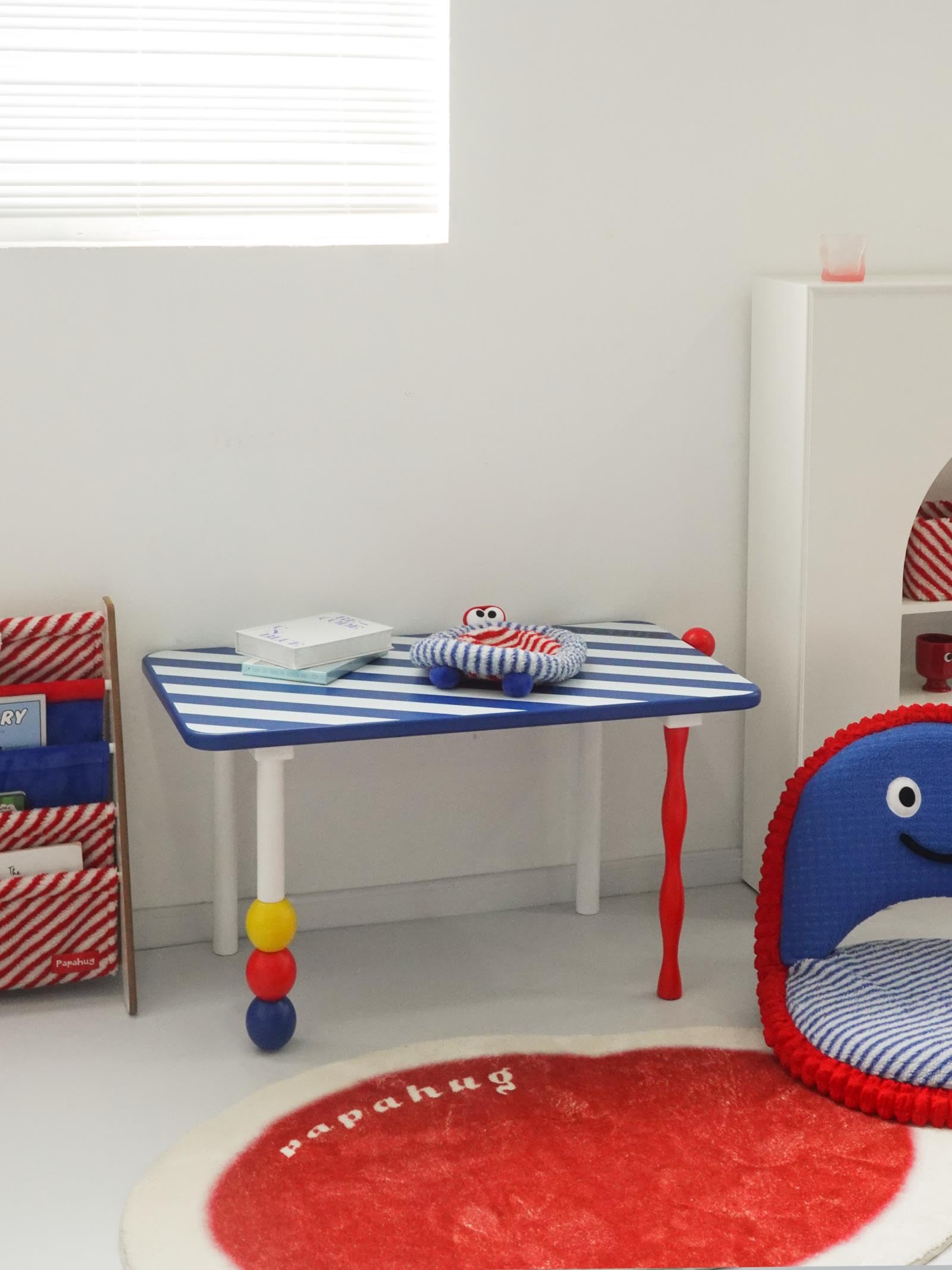 Kinder Spieltisch Kinderzimmertisch 90 x 50 x 50 cm, Maltisch für Junge Mädchen 1-8 Jahre, Picknicktisch Kindermöbel Kinderzimmer Klein Schreibtisch Basteltisch Outdoor Indoor