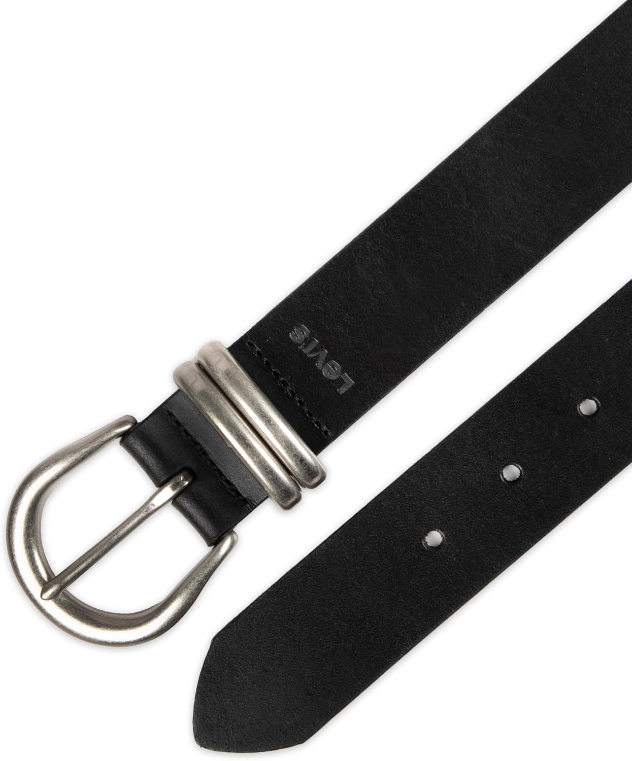 Levi's womens Round Centerbar Sliding Loop Belt - Image 5