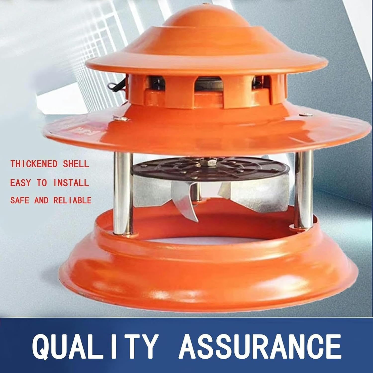 AMNOOL Chimney Fireplace Fan, 120W Chimney Fan,Induced Draft Fan for Chimney, Fireplace Exhaust Fan, Household Exhaust Smoke Machine-1