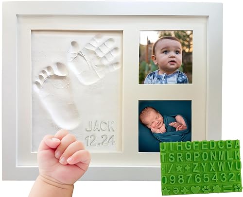 Baby Hand & Footprint Kit Frame Keepsake & Clay New