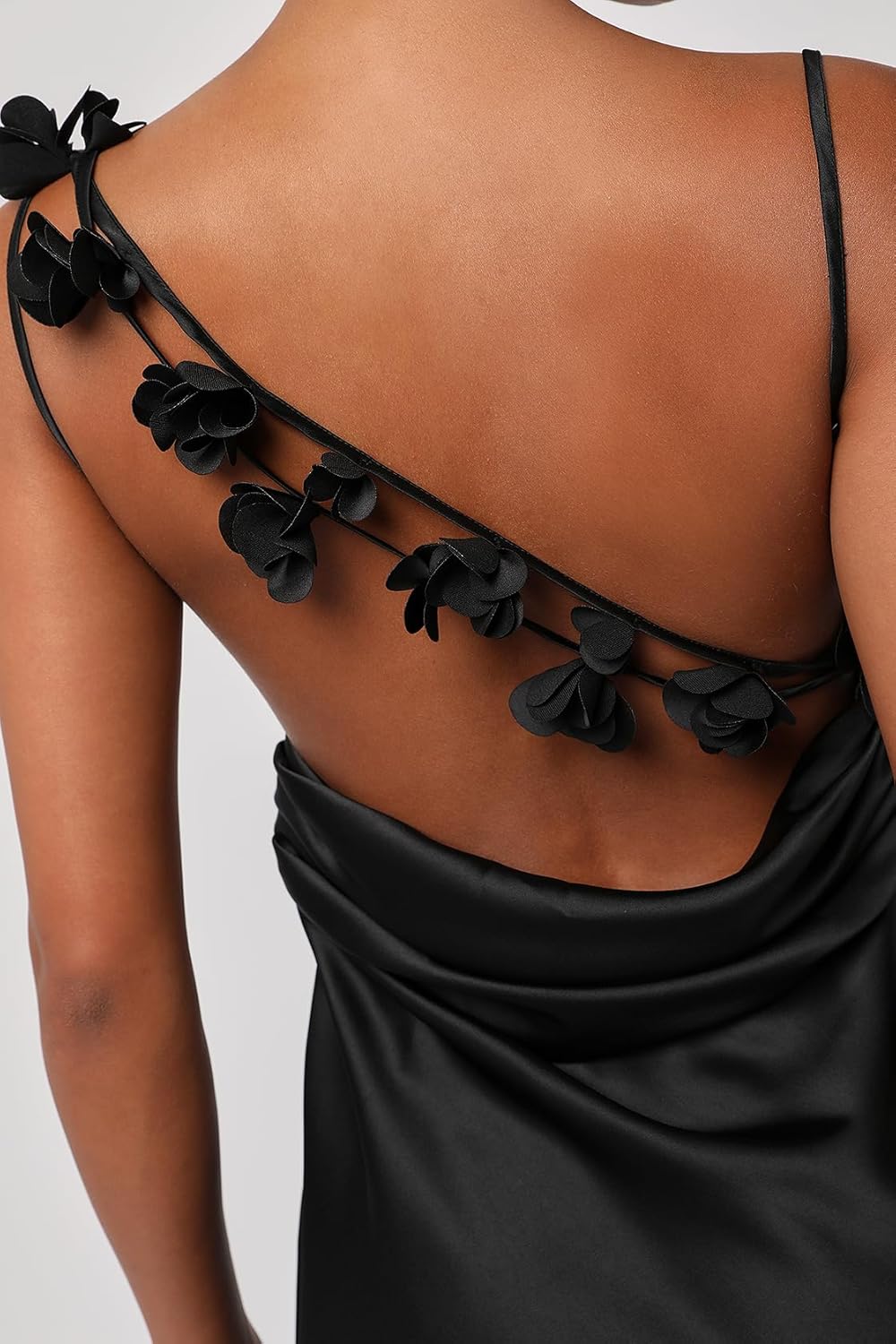 Lulus Womens Pandora Flower Back Mini Dress - Image 3