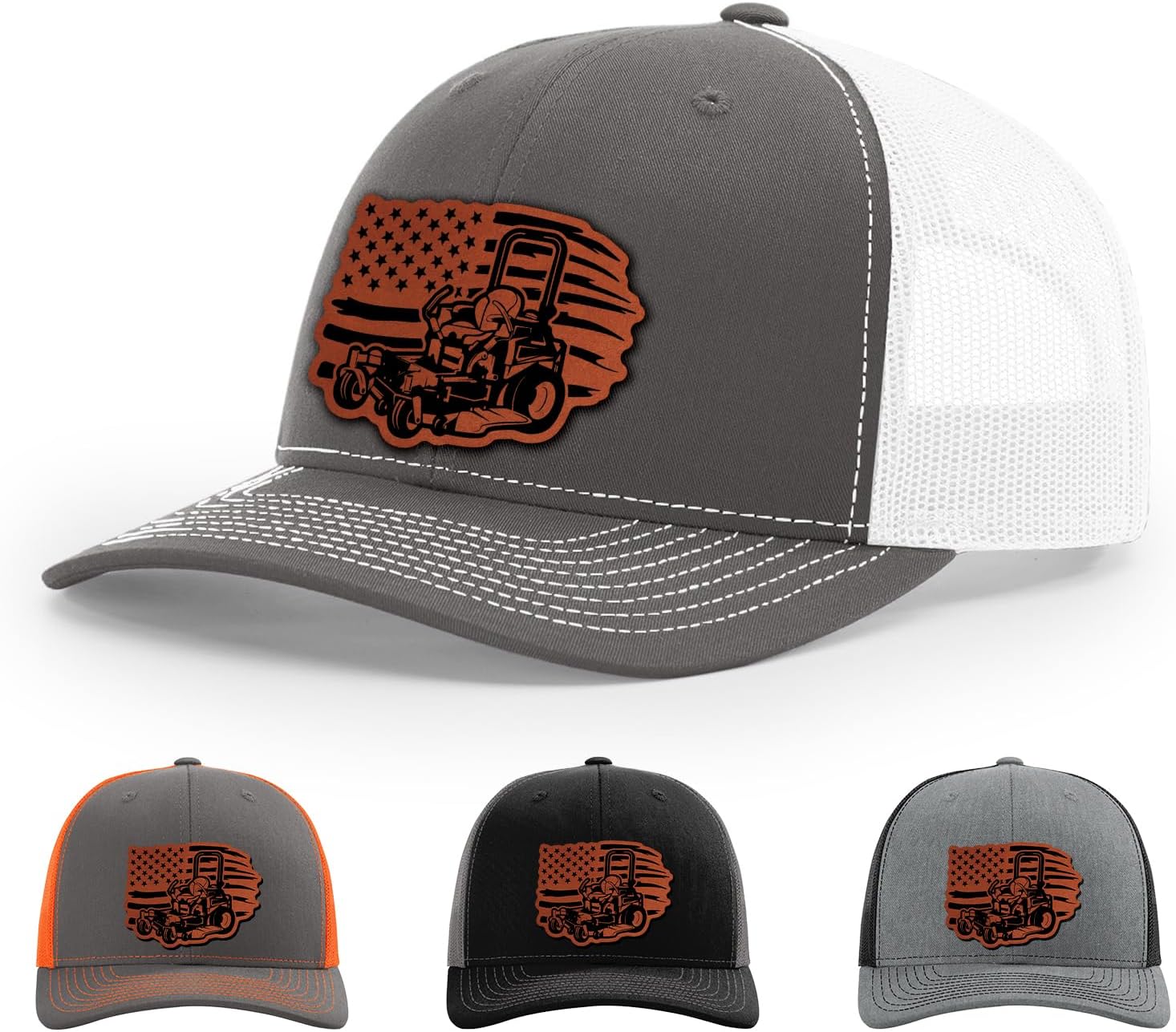 US Zero Turn Lawn Mower, Lawn Mower With American Flag Hat