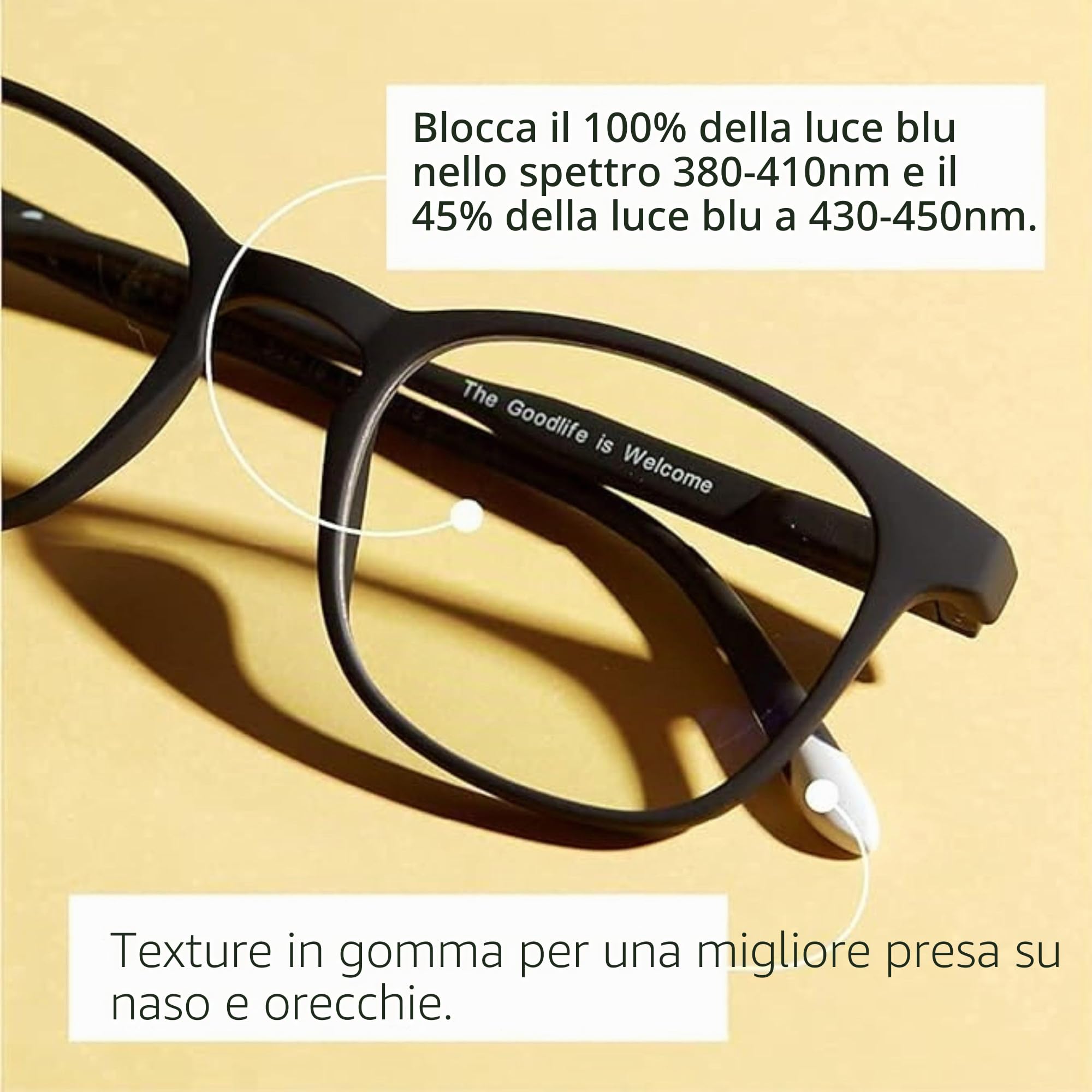 BARNER - Occhiali Luce blu Dalston per computer - Occhiali con filtro di protezione dalla luce blu per uomo e donna