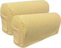 Vista 3 de BADASS SHARKS Juego de 4 fundas elásticas para reposabrazos de poliéster suave, antideslizantes, protectores de muebles para silla, sofá