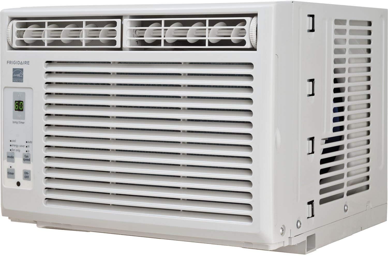 Frigidaire 5,000 115V Window-Mounted Mini-Compact Full-Function Remote Control Air Conditioner, 5000 BTU, White