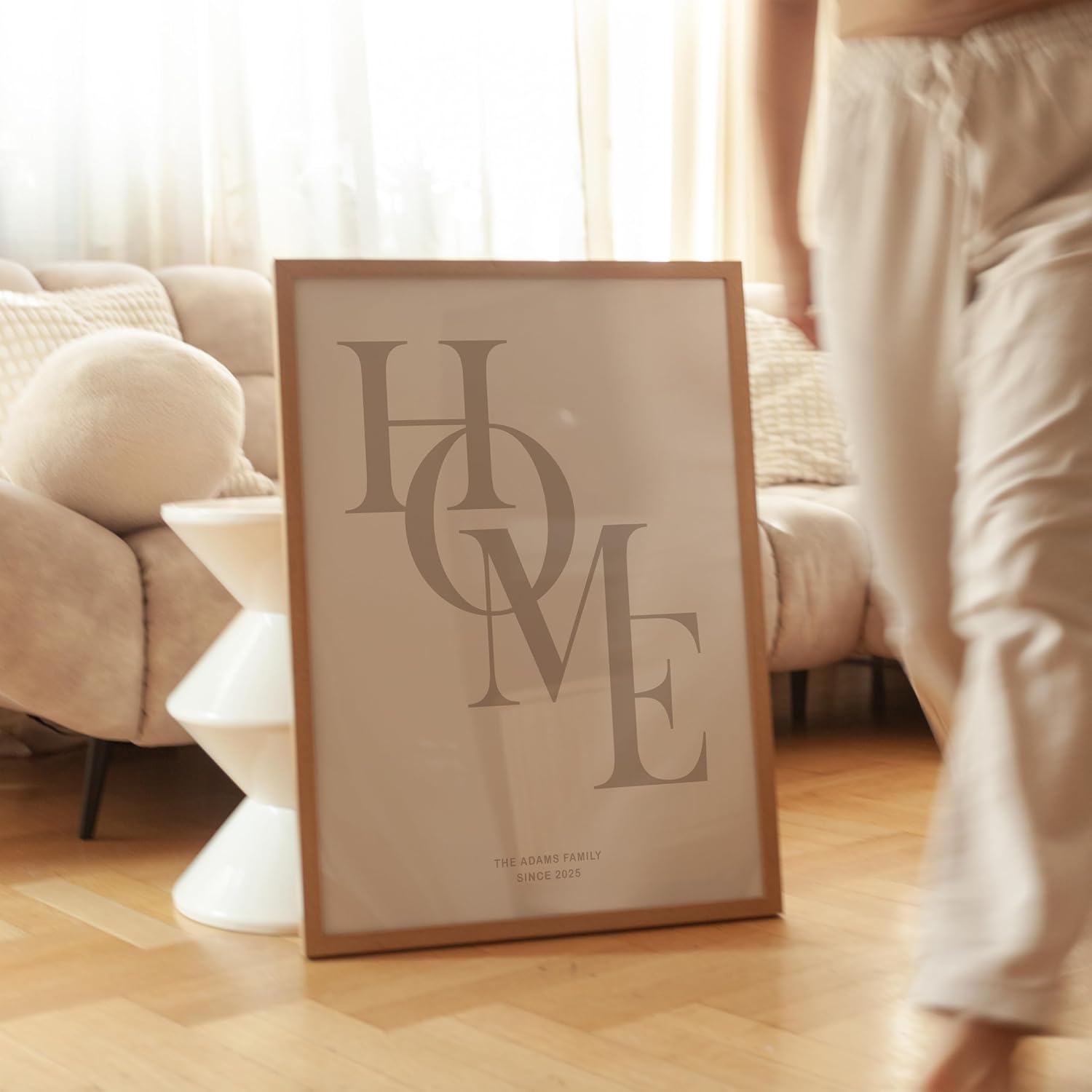 Poster Master Personalized Home Print, Customized Typography Poster and Canvas, Minimal Art, Gift for Family, Friends, Available in 8x10 to 30x40