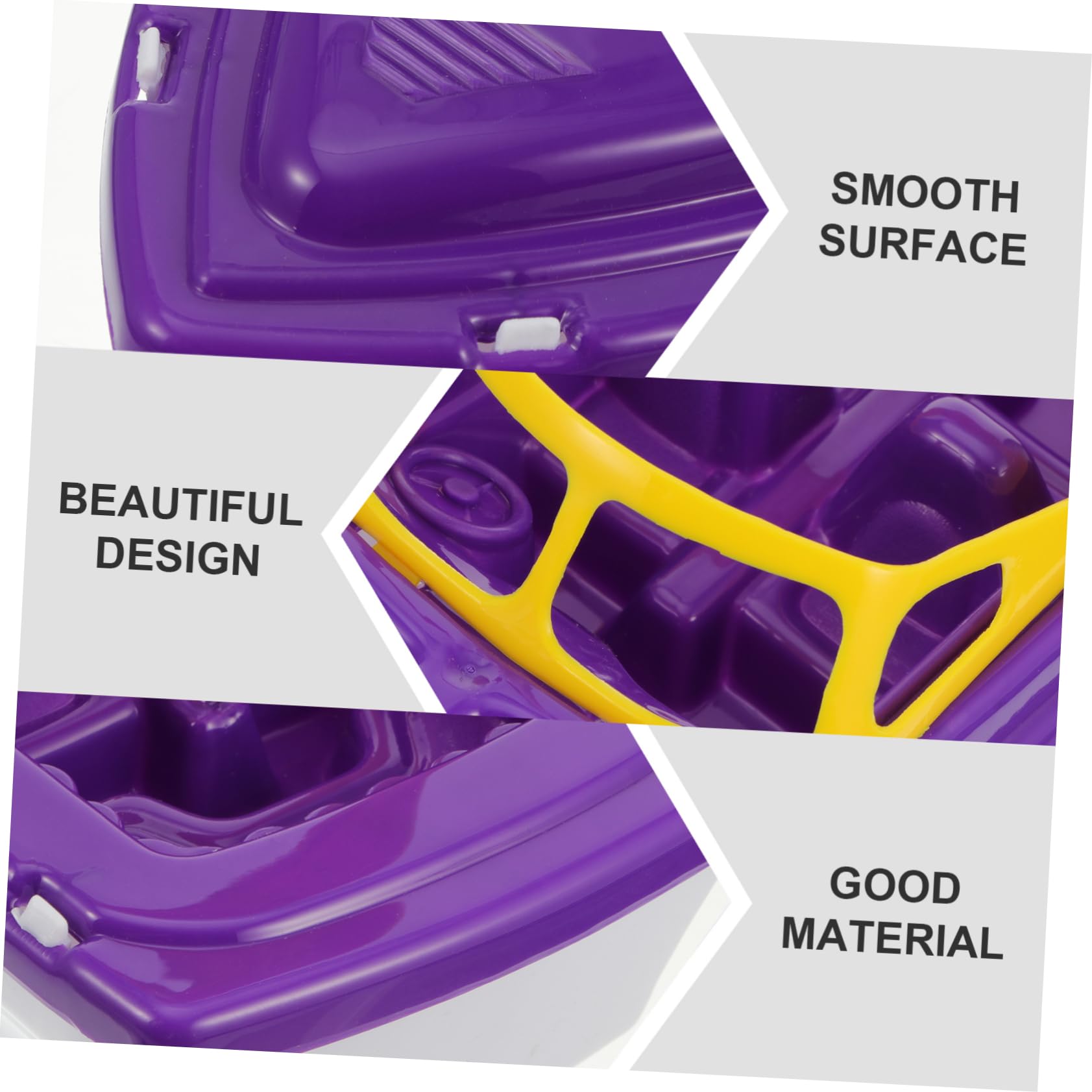 iplusmile 3 Piezas Juguete Bañera Infantil Barco Plástico Seguro para Niñas de Acuático para Playa y Piscina