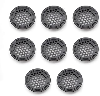 WJUAN 8 Pcs Circular Plane Ventilation Mesh H...,