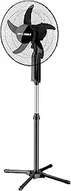 HEPTA WORLD Ventilador de Coluna, Resfriamento, Silencioso, Design Slim para Casa Escritório (PRETO, 220V, 1011)