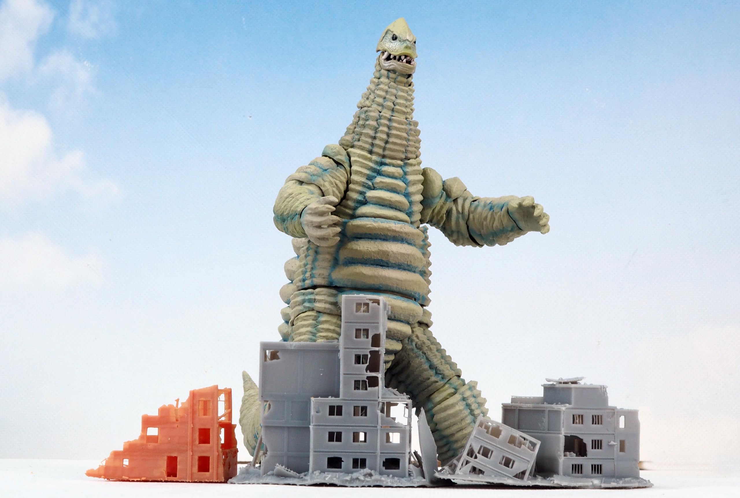 Amazon.co.jp: 【Good in three directions】1/350 壊れたビル 6個
