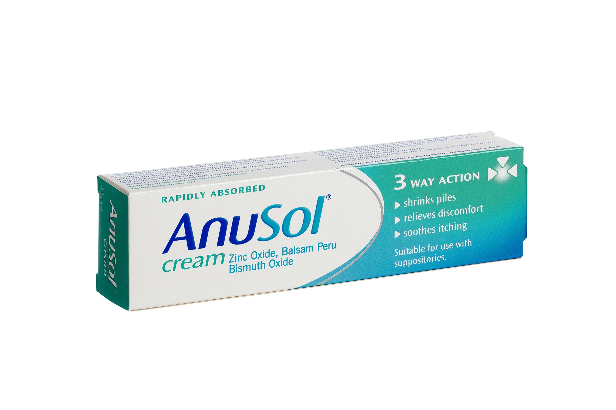 Anusol Cream for Haemorrhoids Treatment Shrinks Piles, Relieves and Soothes Itching