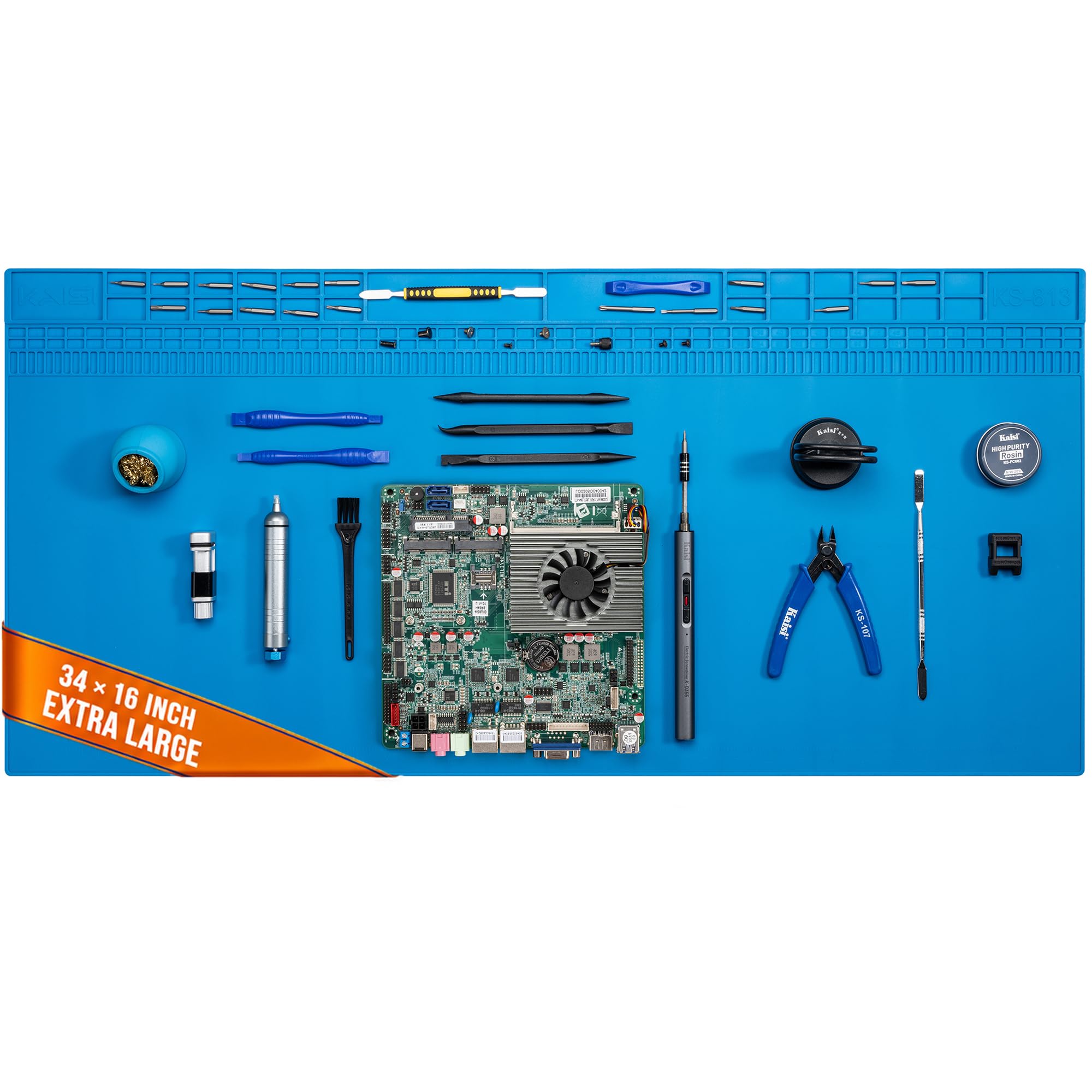 Kaisi Extra Large Soldering Mat, 932°F Heat Resistant Silicone Solder Mat — Amazon image 9