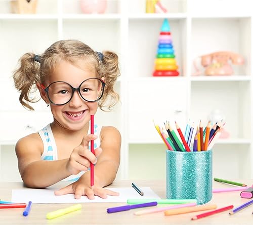 Vista 92 de WAVEYU Soporte para bolígrafos para mujeres y niñas, taza de lápices, decoración de escritorio de mármol, soporte para brochas de maquillaje