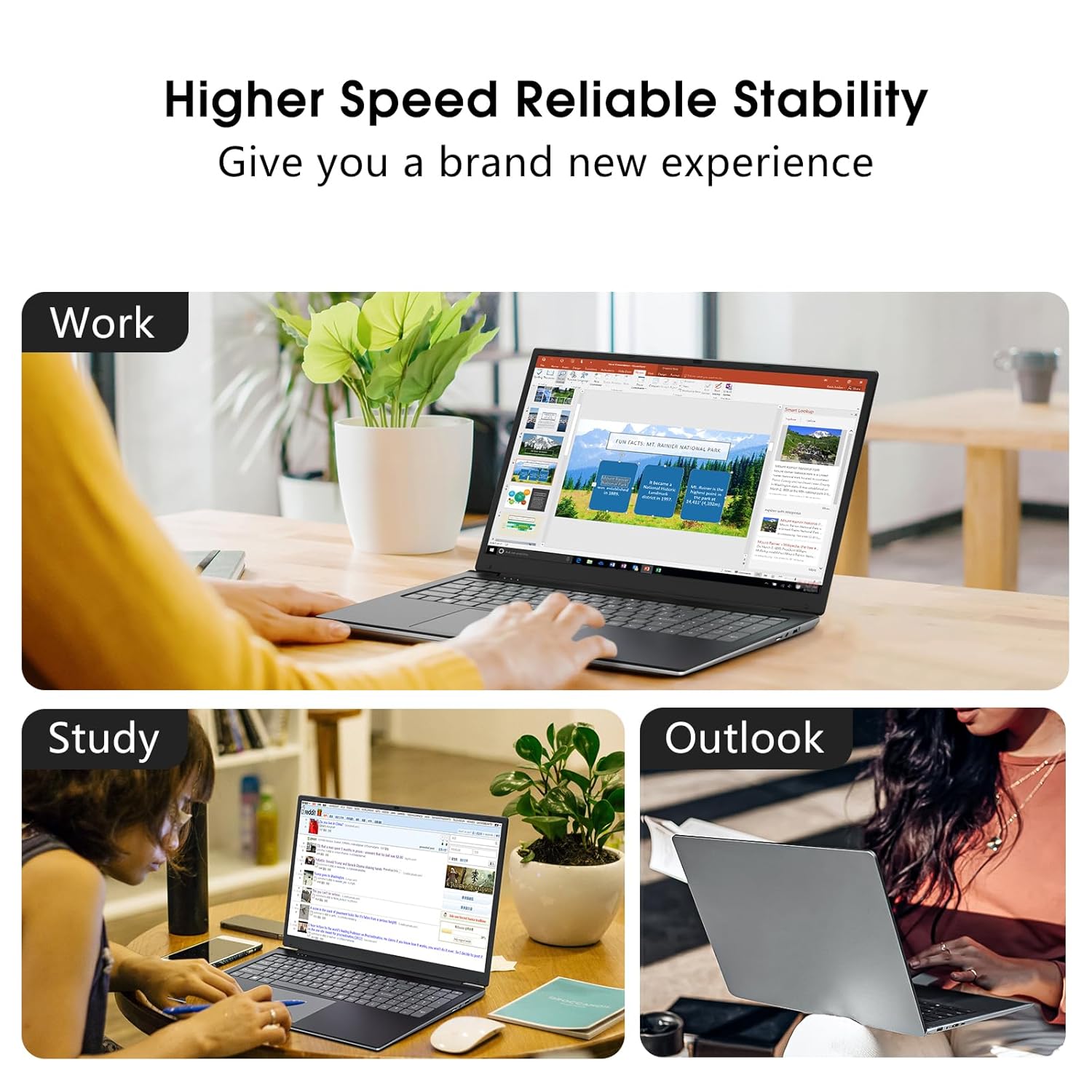 SGIN 17.3 Inch Laptop 4GB DDR4 128GB SSD, Celeron Dual-Core Processor, 2xUSB 3.0, Dual Band WiFi, Bluetooth 4.2, FHD 1920x1080 Notebook Ships with Keyboard Film in 8 Languages - Image 5