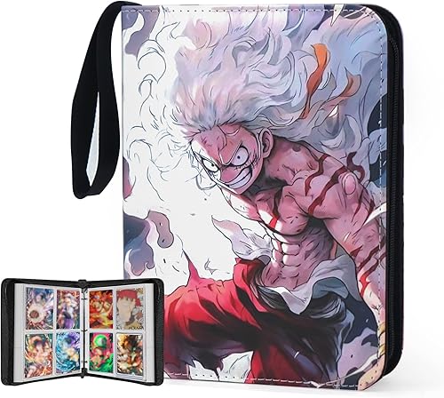 Carpeta de tarjetas coleccionables de 400 bolsillos para tarjetas de una pieza, bolsa portátil impermeable para almacenamiento de tarjetas con