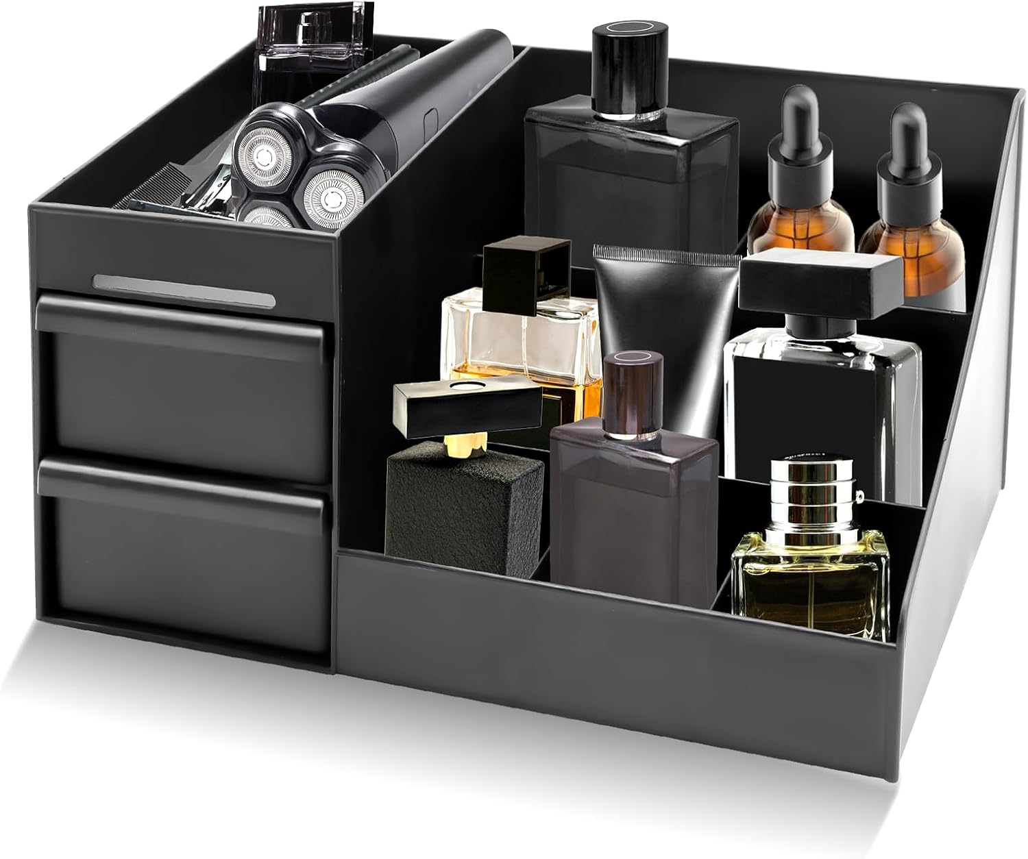 Cologne Organizer for Men, Perfume Stand Organizer, Dresser and Bathroom Organizers Countertop, Perfume Organizers for Mens Room Decor, Mens Bathroom Organizers and Storage, Cologne Shelf