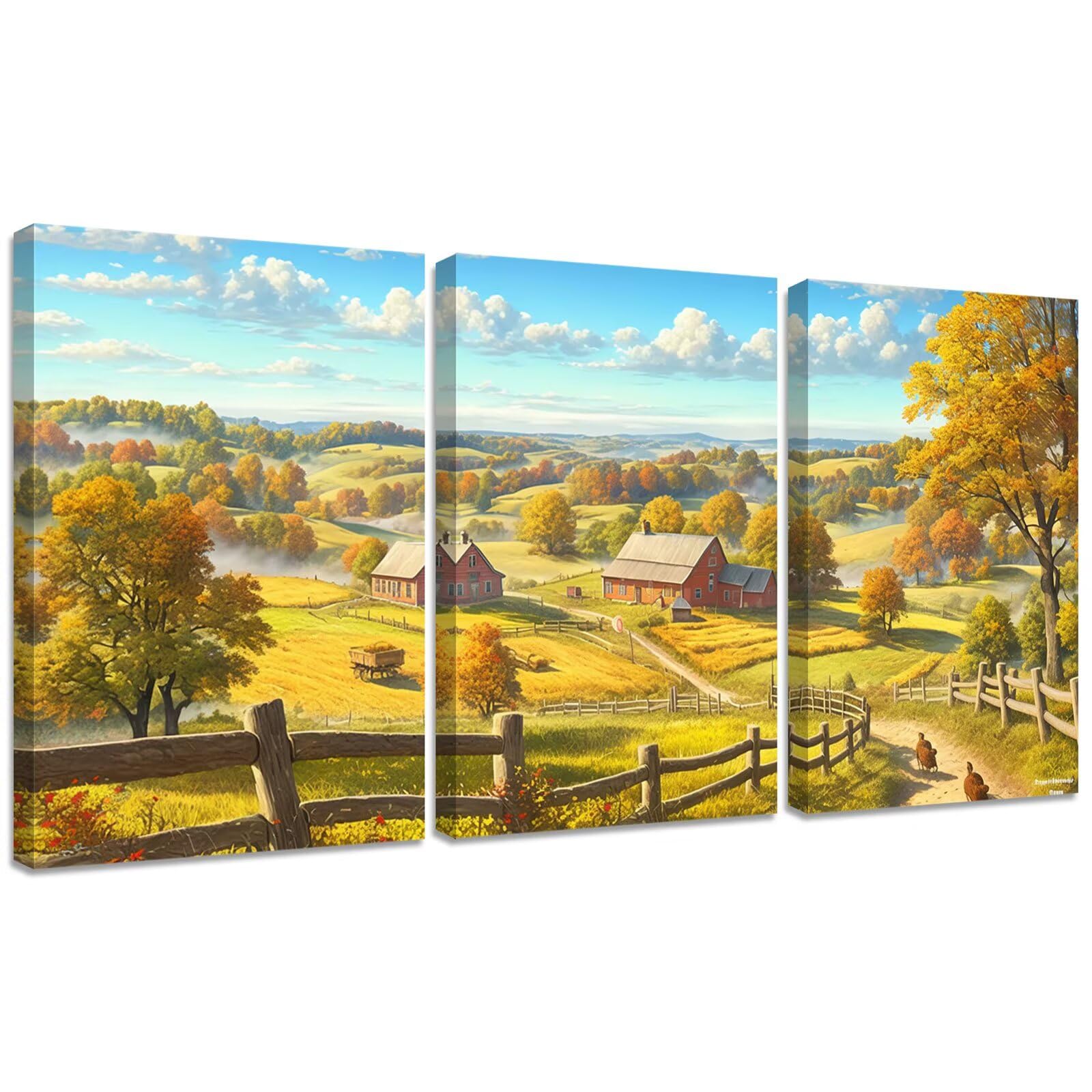 Jesień obraz diamentowy, wiercenie, kompletny zestaw, obraz diamentowy, dla dorosłych, okrągły zestaw do haftowania, 40 x 50 cm, kryształowa mozaika ze strasu, rękodzieło, dekoracja domu, na ścianę