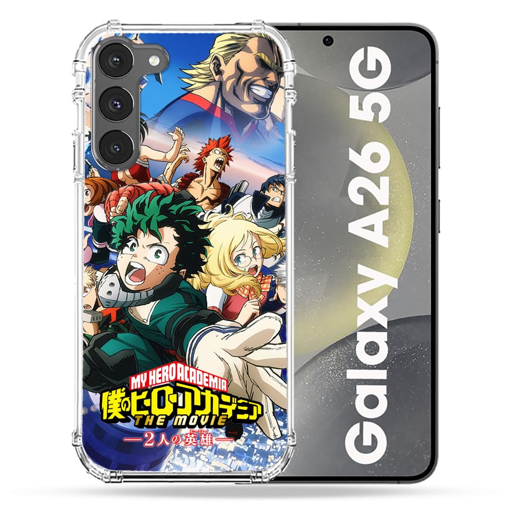 Cokitec Samsung Galaxy A26 5G Manga My Hero Academia Poster Reinforced Case Cover