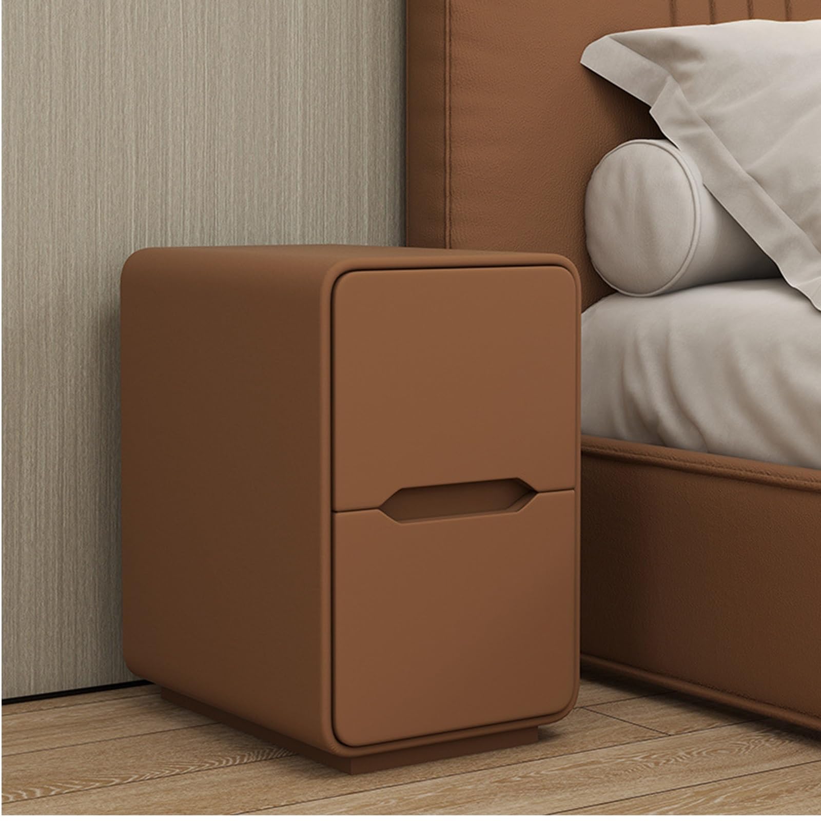 Table de chevet étroite pour salon et chambre : meuble d'appoint à tiroirs