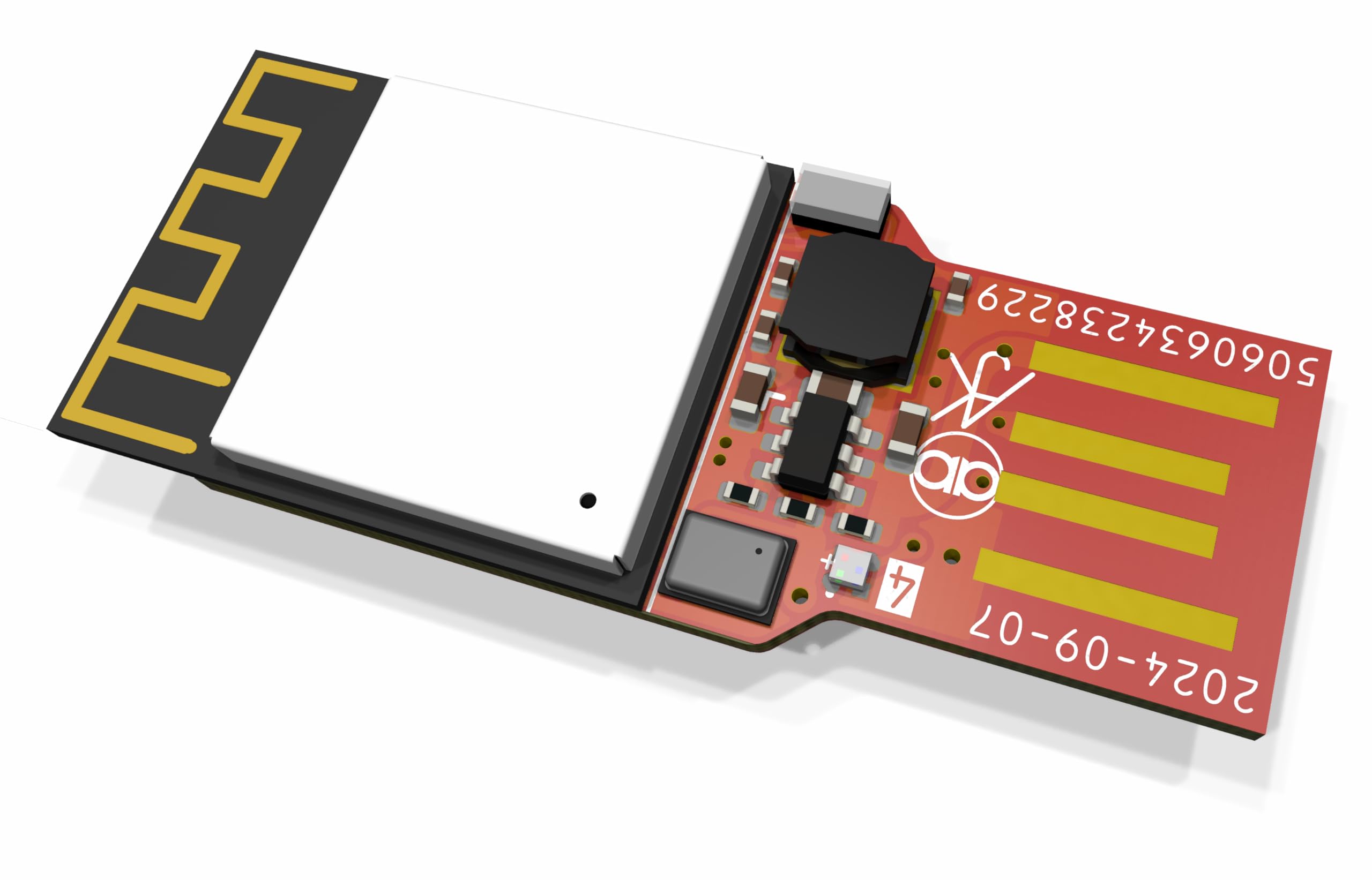 AJK ESP32-S3 LED Driver USB-A Direct, WS2812/SK6812 WLED/Home Assistant Compatible.