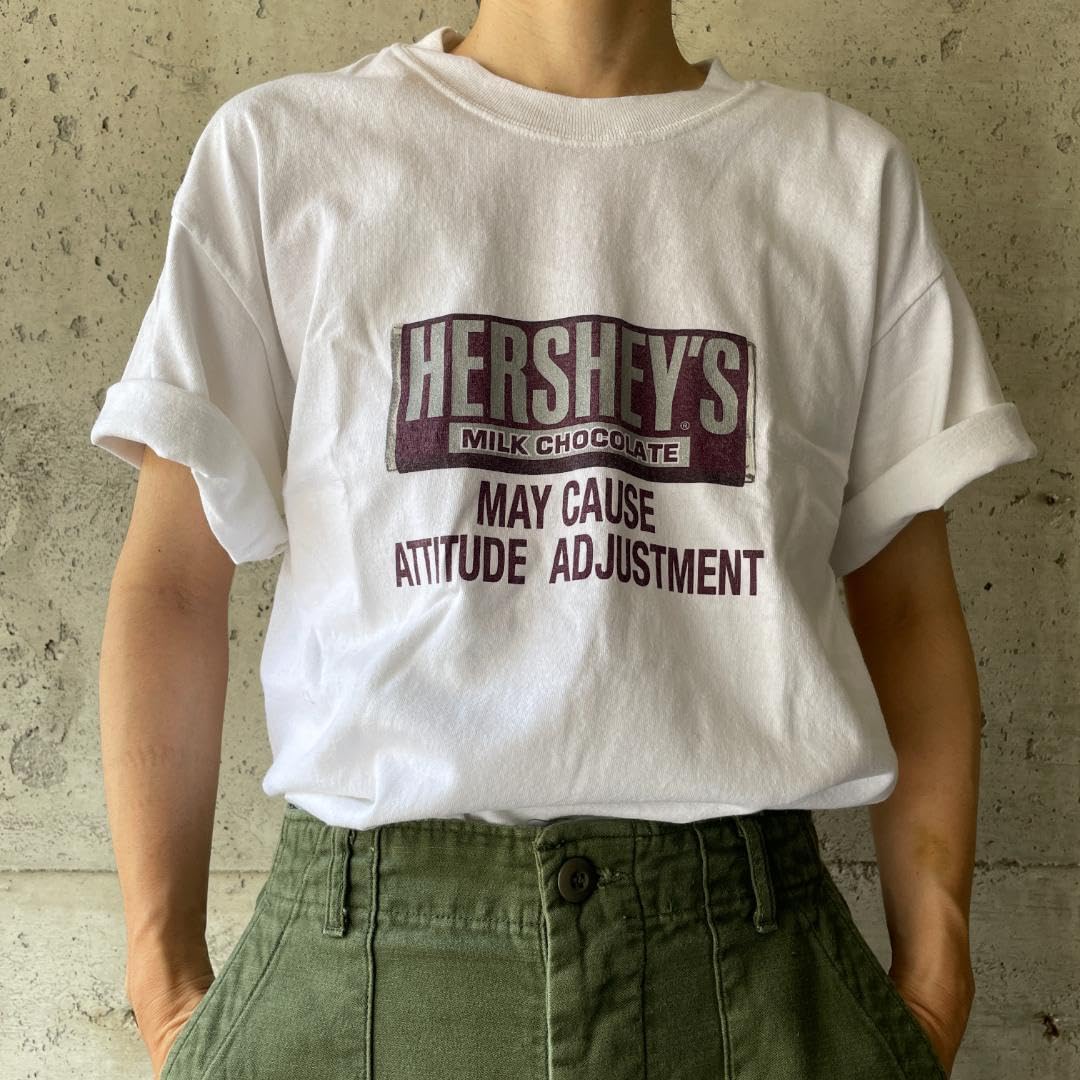 Amazon.co.jp: XZ269 00s Tシャツ 企業 ハーシーチョコレート チョコ 