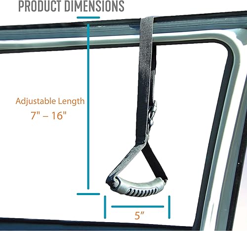 Miniatura 2 de Soporte para ponerse de pie CarCaddie, auxilio de movilidad y apoyo para ponerse de pie desde el auto, manija portátil de apoyo para el auto, de