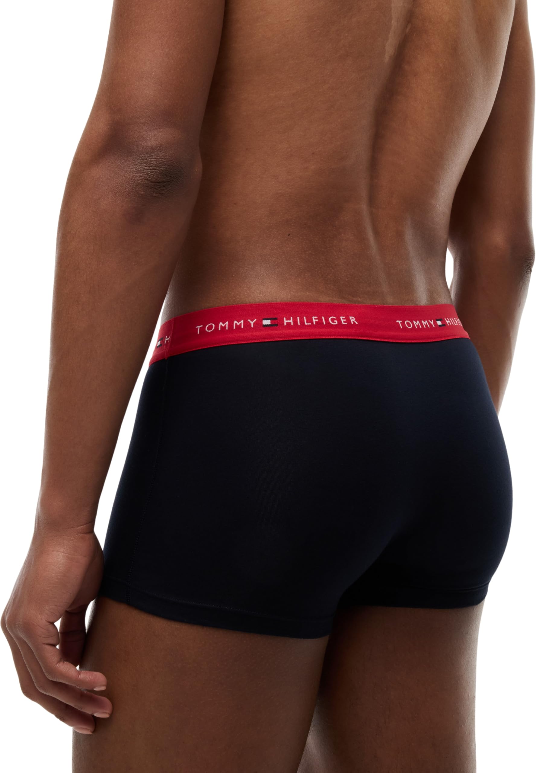 Tommy Hilfiger Męskie bokserki 3P Wb UM0UM02763, biały, L, Biały (Primary Red/White/Desert Sky), L