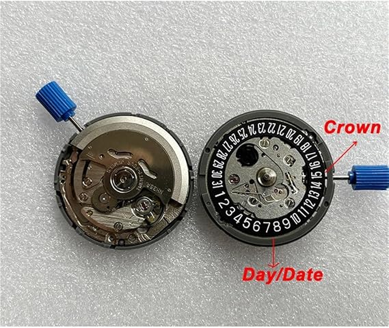 Black Date Automatic Mechanical Watch Dial Mods Repair Watchmaker