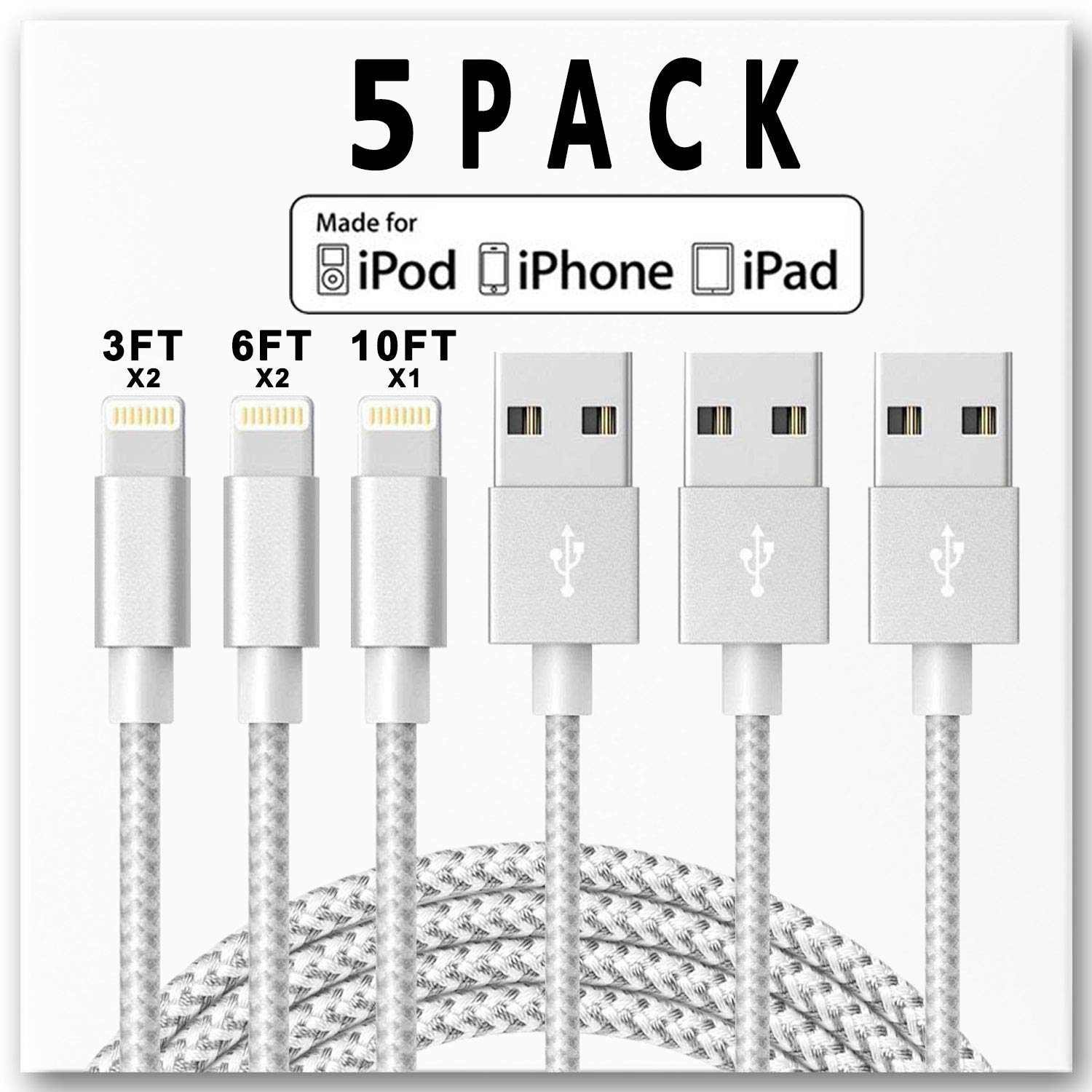 Amazon.co.jp: Ecola Apple MFi認証ライトニングケーブル Apple iPhone