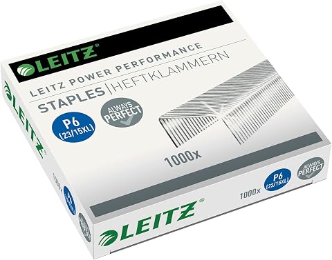 Leitz 55790000 zımba teli, 23/15 x l, galvanizli, 1000 adet
