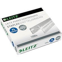 Leitz 55790000 P6 Power Performance 23/15XL Staples, Power Performance, Resistant Metal Wire, Length 15 mm, 1000 Pieces, Staples Up to 120 Sheet Capacity