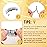 QUEWEL 2 Pair Magnetic Eyelashes Reusable Magnetic Eyelashes with Applicator No Glue Needed Eyelashes Natural Look Lash Clusters Kit Easy to Wear and Remove(B+D03)