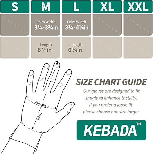 Miniatura 6 de Kebada Guantes de jardinería para hombres, 6 pares de guantes de jardín transpirables, revestimiento de látex de espuma, guantes de trabajo de