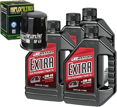 Kit de cambio de aceite y filtro para Arctic Cat 2008 500 4X4 sintético 5W-40