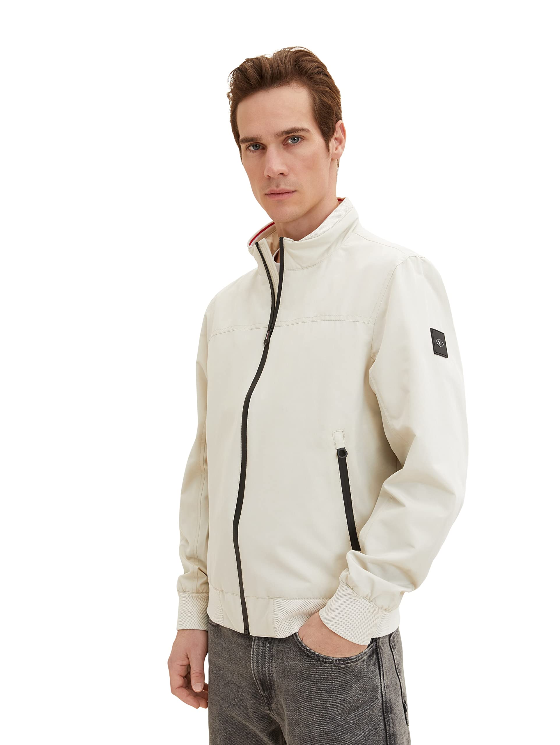 TOM TAILOR Herren Blouson Jacke mit Stehkragen