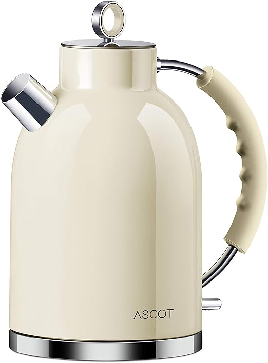 Electric Kettle, ASCOT Stainless Steel Electric Tea Kettle