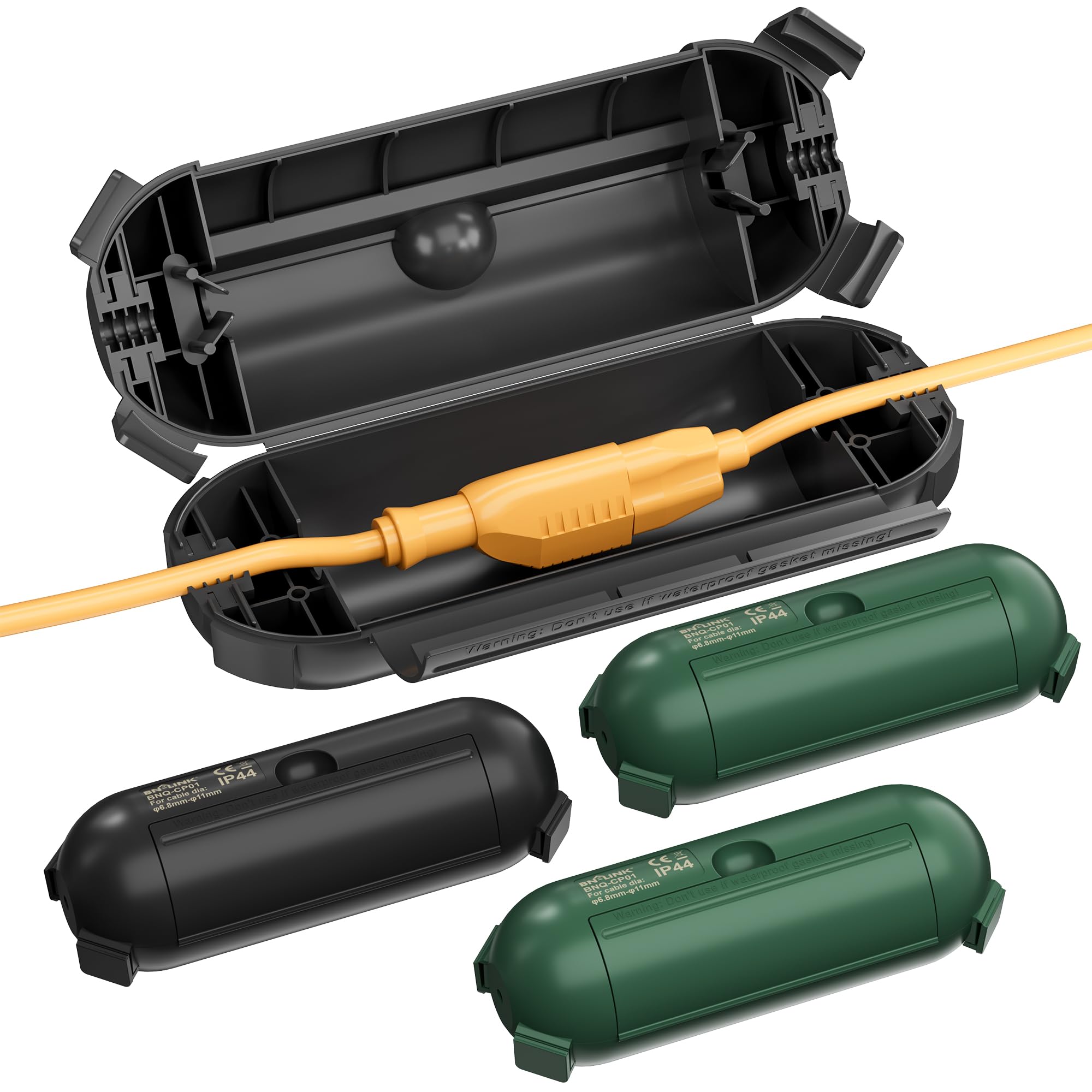 [4-Pack] Outdoor Extension Cord Safety Cover