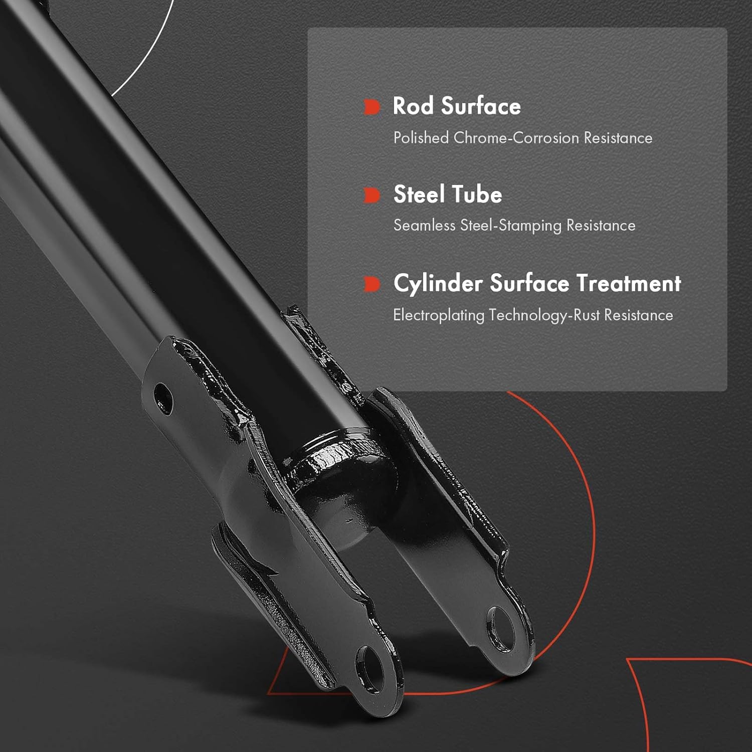 A-Premium Front Pair (2) Shock Absorber Compatible with Chevrolet Silverado 2500 HD 2011-2022, Silverado 3500 HD 2011-2020 & GMC Sierra 2500 HD 2011-2019, Sierra 3500 HD 2011-2020