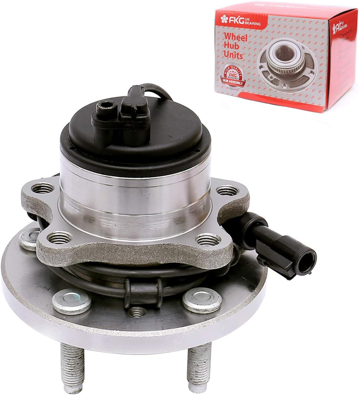 FKG 513167 Front Wheel Bearing Hub Assembly fit for 2002-2005 Ford Thunderbird, 2000-2006 Lincoln LS, 5 Lugs W/ABS