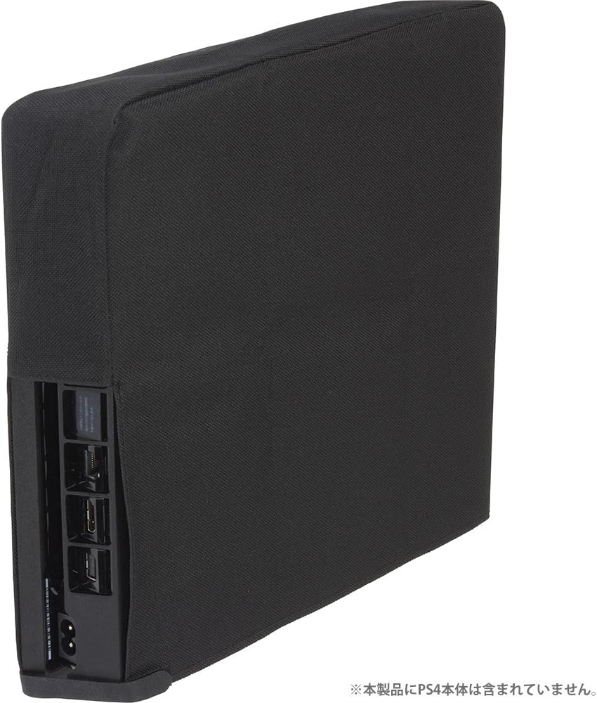 Amazon Cyber 本体ホコリ防止カバー スリム 縦置きタイプ Ps4 用 ブラック Ps4 アクセサリーキット