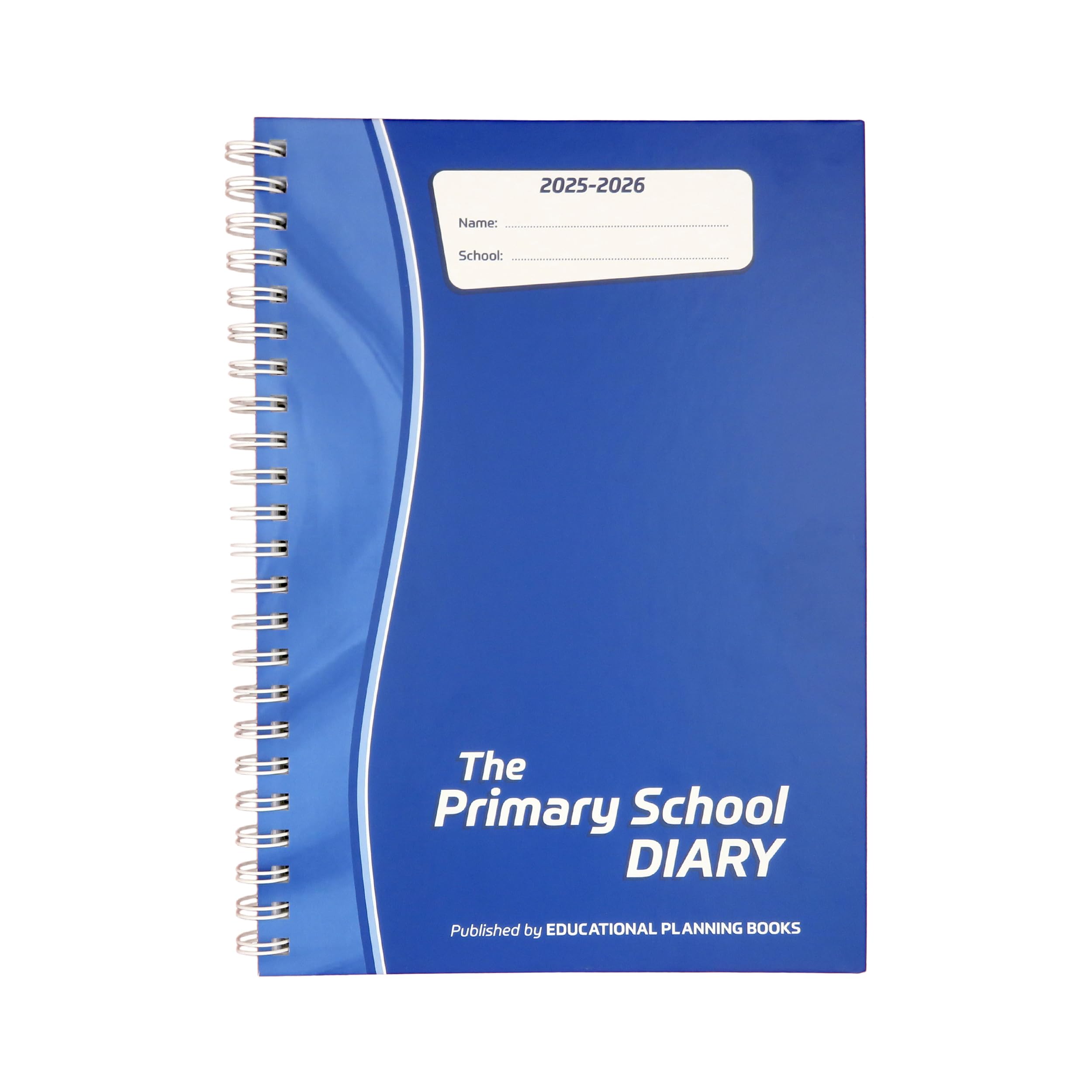 Educational Planning Books – Primary School Teachers Diary 2025-26 Week-to-View Dated Teachers Planner & Academic Diary A4, Primary School Teachers Notebook Essential Teacher Supplies – Blue (PSD1-B)